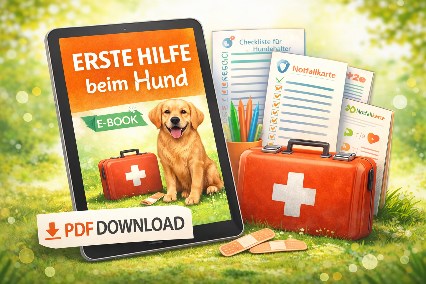 Erste Hilfe beim Hund – Digitales E-Book (PDF)