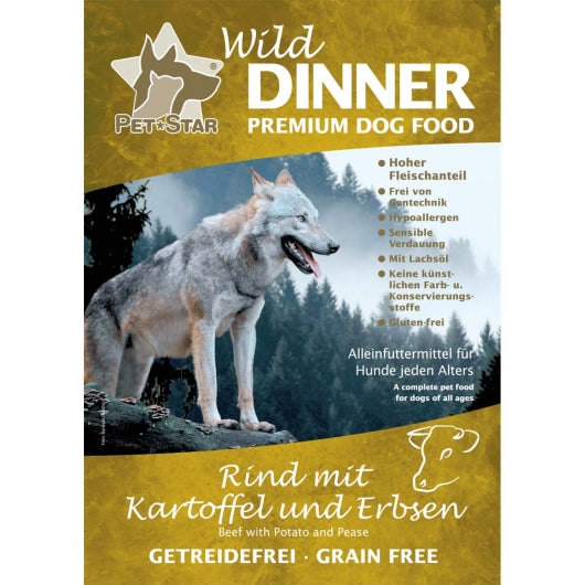 Pet Star - Wild Dinner Rind - Getreidefrei