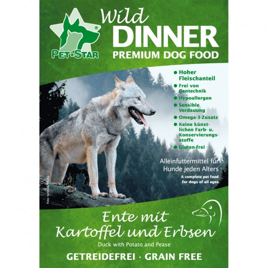 Pet Star - Wild Dinner Ente - Getreidefrei