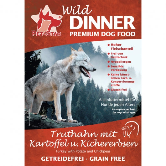 Pet Star - Wild Dinner Truthahn - Getreidefrei