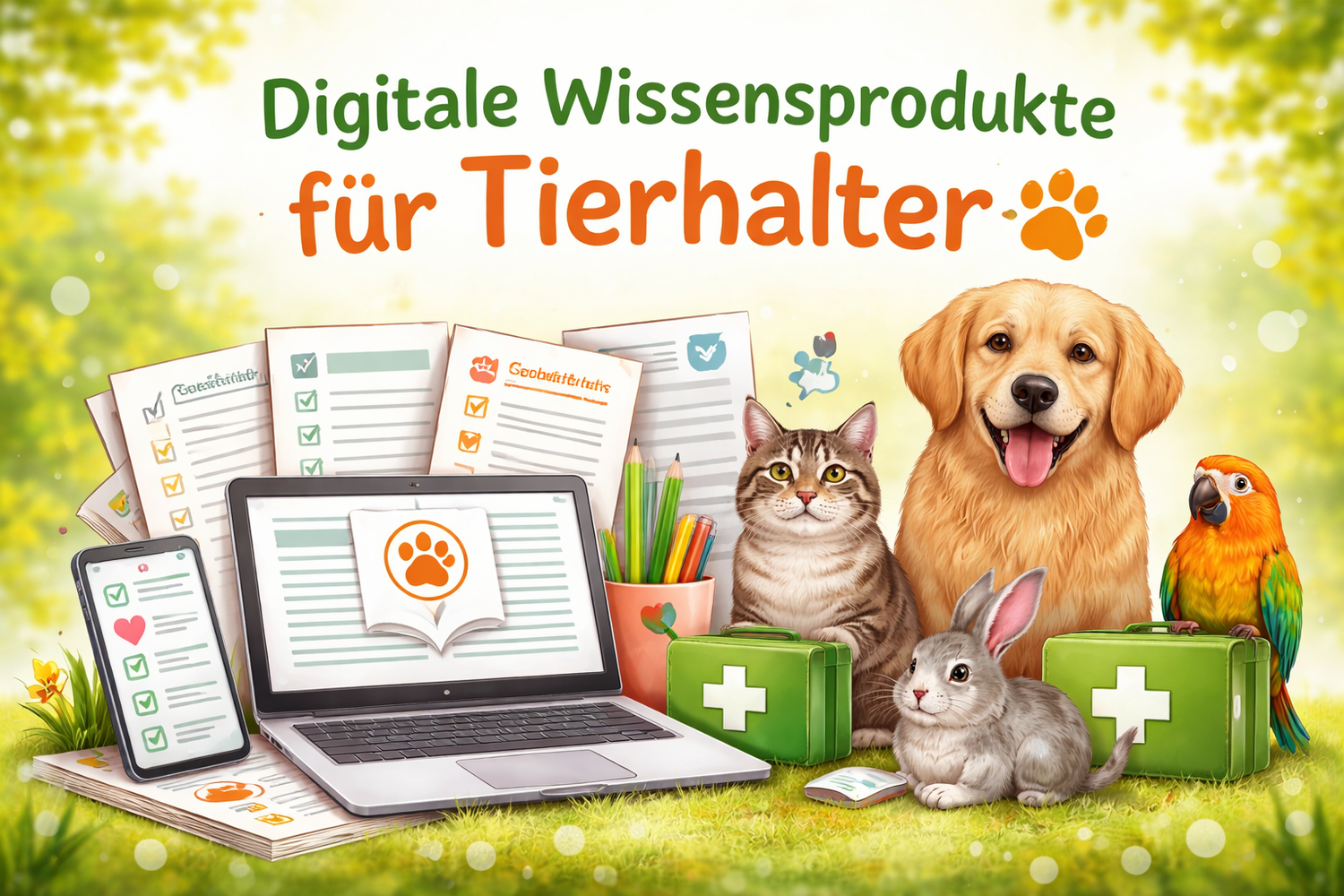 Digitale Wissensprodukte für Tierhalter in Form eines E-Book´s