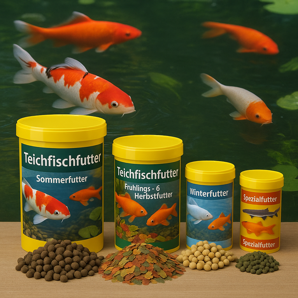 Futter für Teichfische