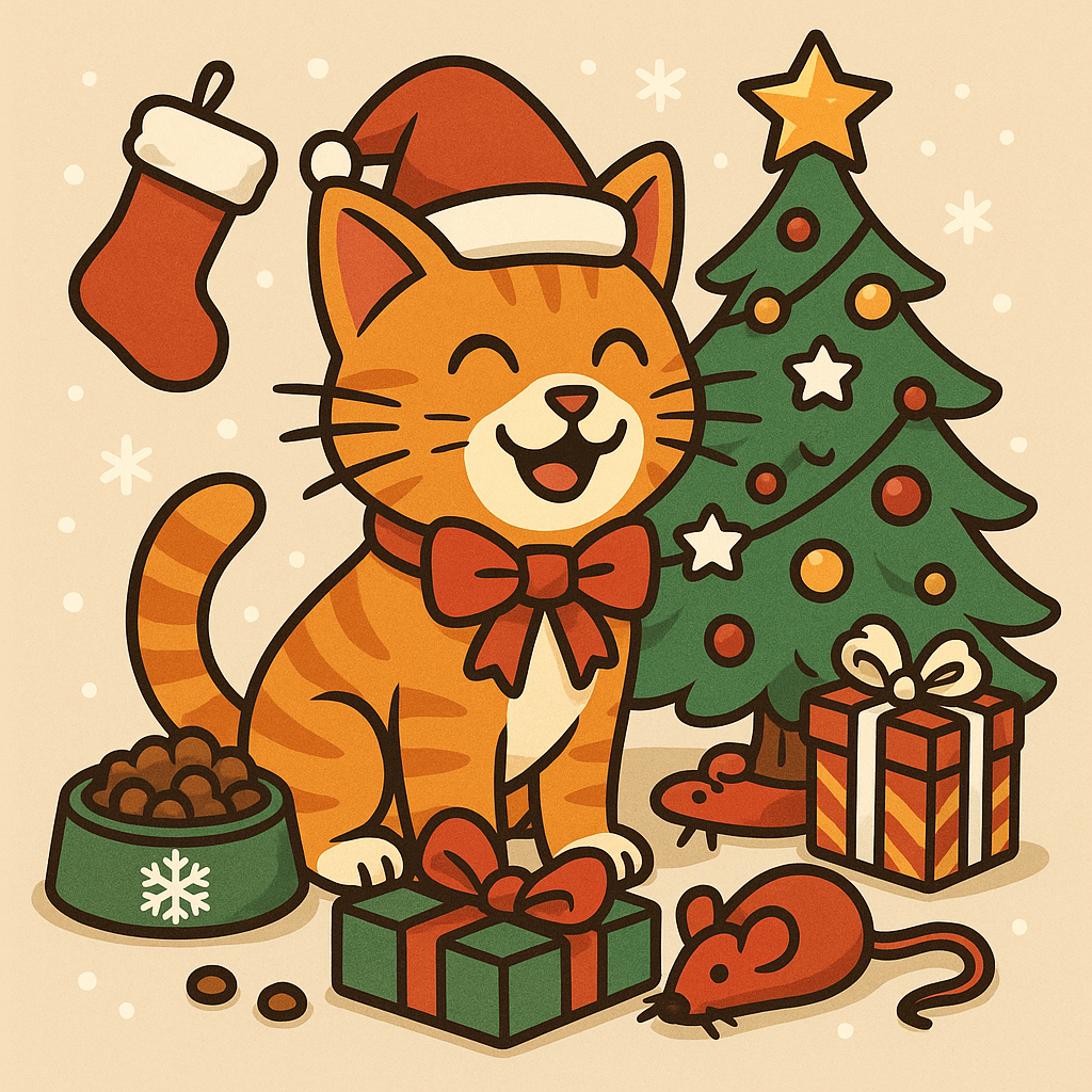 Katzen-Weihnachtsartikel – Festliche Überraschungen für Samtpfoten