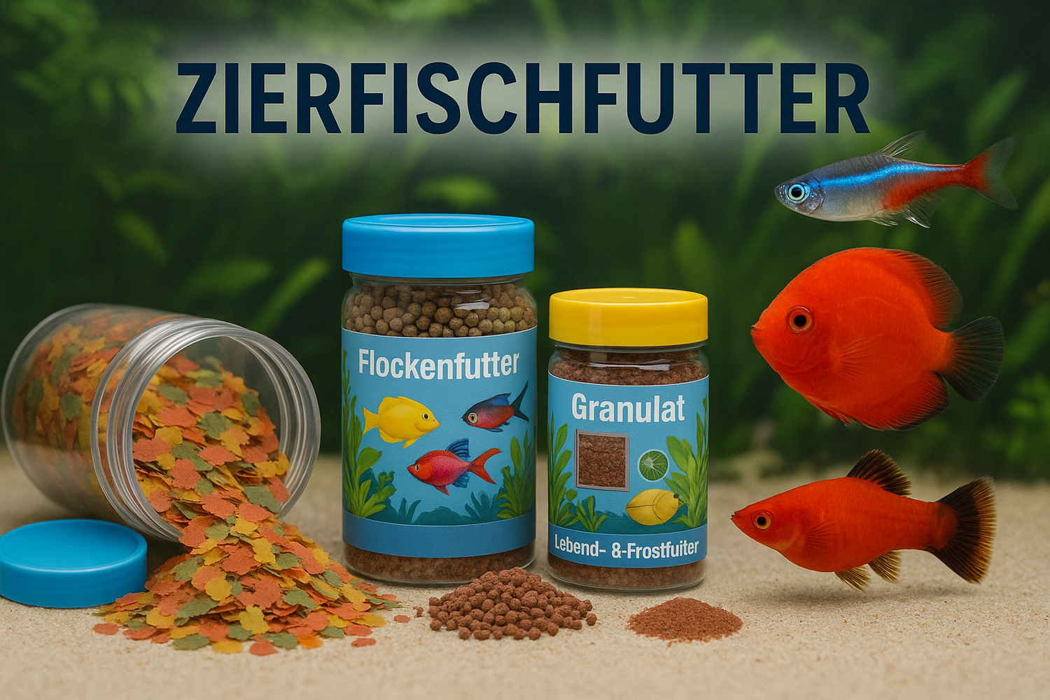 Zierfischfutter