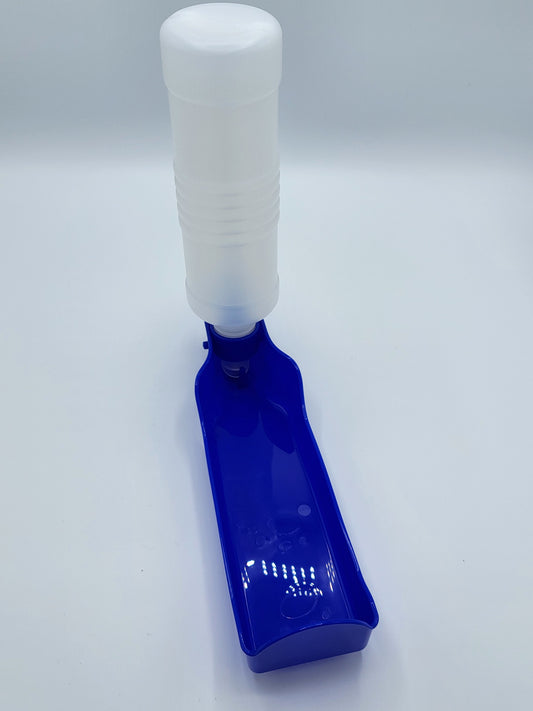 Wasserflasche für Hunde faltbar – 500ml Tragbarer Wasserspender für unterwegs