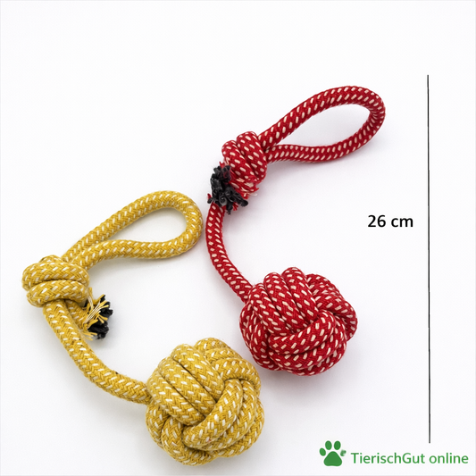 Hundespielzeug Seilknoten Kauspielzeug aus Stoff